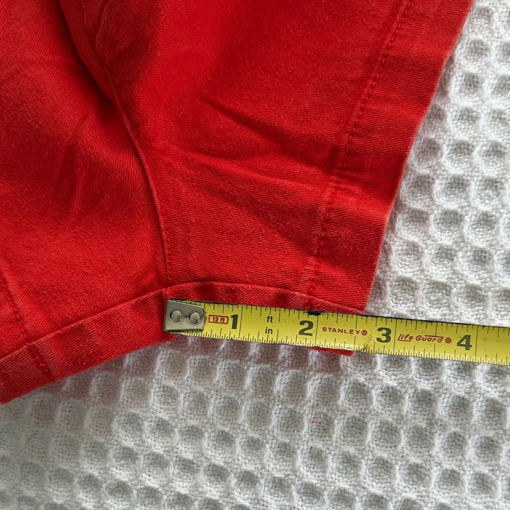 Hurley Women's Lowrider Orange-Red Shorts EUC 13 - Picture 10 of 13